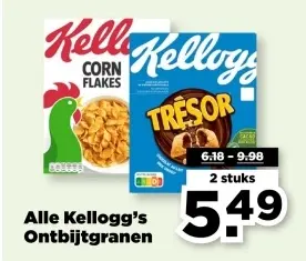 Aanbieding: Kellogg's Ontbijtgranen