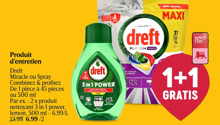 Offre: Produit d'entretien