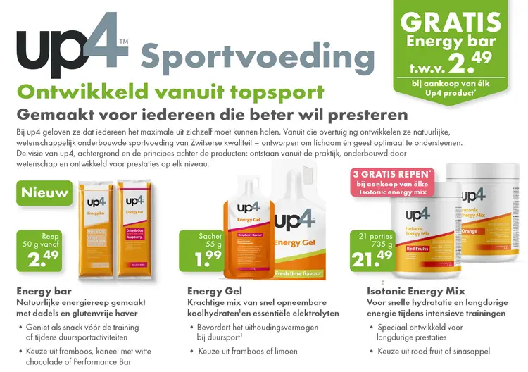 Aanbieding: up4 Sportvoeding