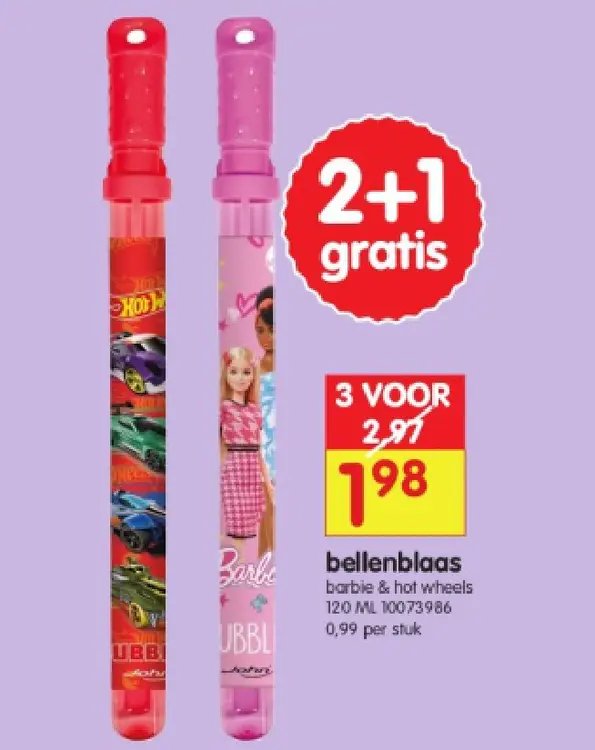 Promotie: bellenblaas