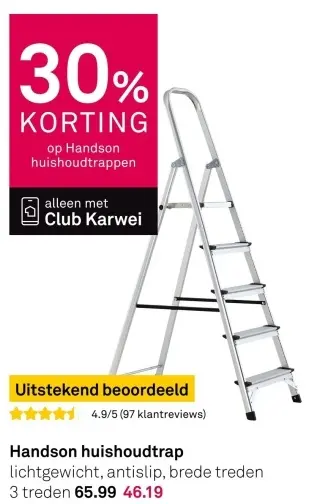 Aanbieding: huishoudtrap
