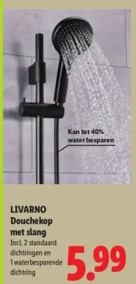 Aanbieding: Douchekop met slang