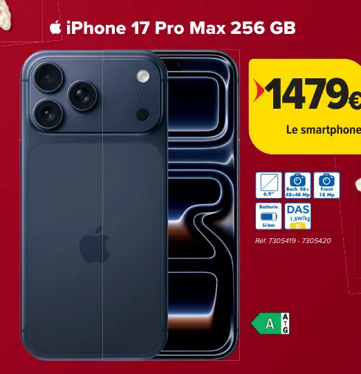 Offre: iPhone 17 Pro Max