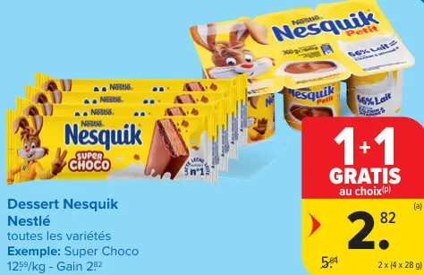 Offre: Dessert Nesquik