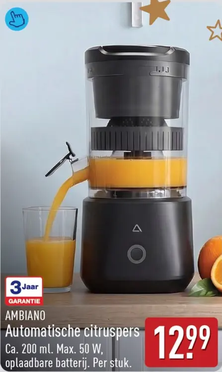 Aanbieding: Automatische citruspers