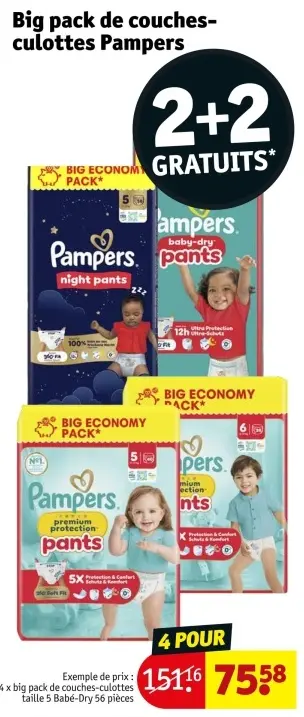 Offre: Big pack de couches-culottes