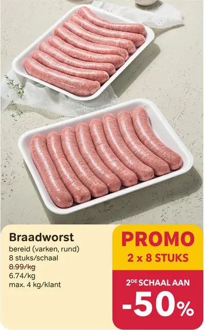 Promotie: Braadworst