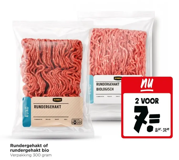 Aanbieding: Rundergehakt of rundergehakt bio