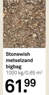 Aanbieding: metselzand bigbag