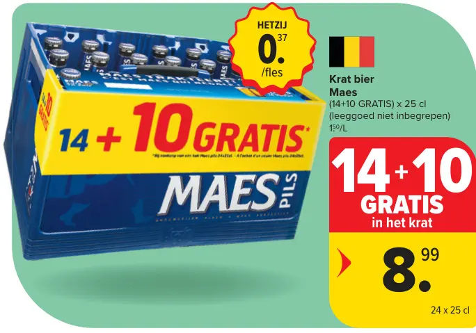 Aanbieding: Krat bier