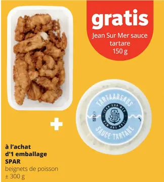 Offre: beignets de poisson