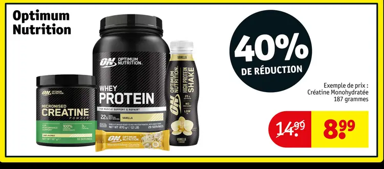 Offre: Créatine Monohydratée