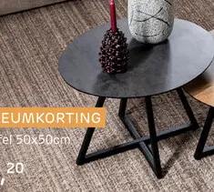 Aanbieding: Avalon, Bijzettafel 60 X 50 Cm - HPL Blad - Natural