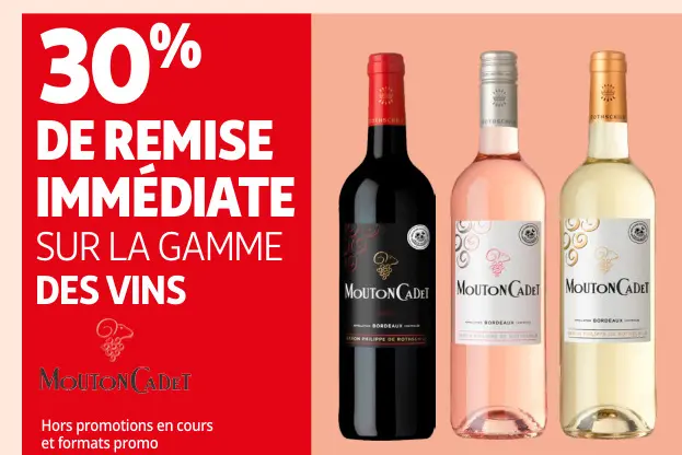 Promotie: Vins Mouton Cadet