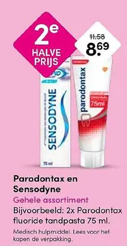Aanbieding: Parodontax en Sensodyne
