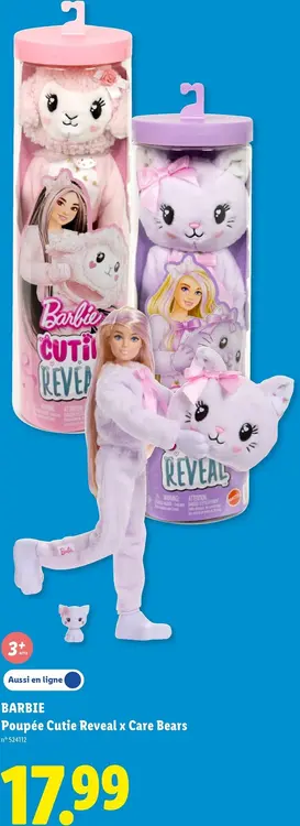 Offre: Poupée Cutie Reveal x Care Bears