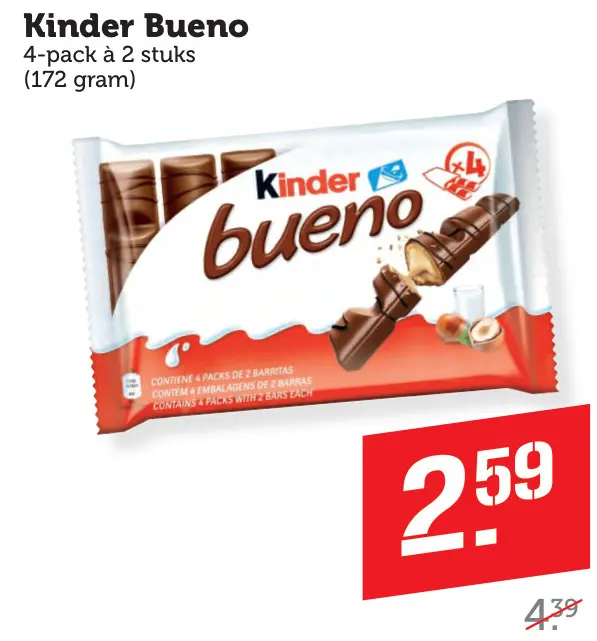 Aanbieding: Kinder Bueno