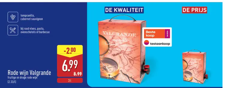Promotie: Rode wijn Valgrande