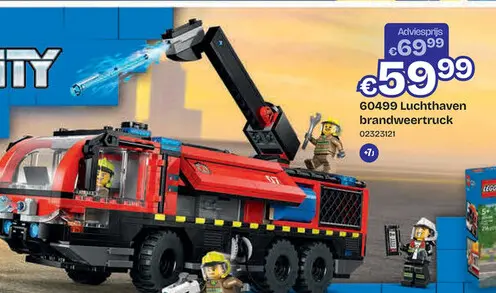 Aanbieding: LEGO City Luchthaven brandweertruck 60499