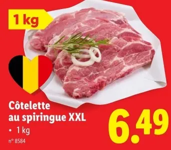 Offre: Côtelette au spiringue XXL