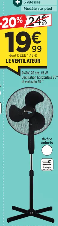 Offre: Ventilateur