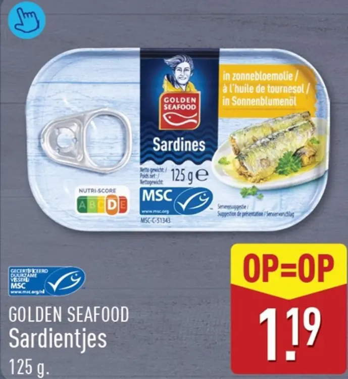 Aanbieding: Sardientjes