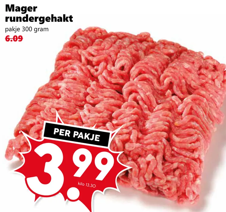 Aanbieding: Mager rundergehakt