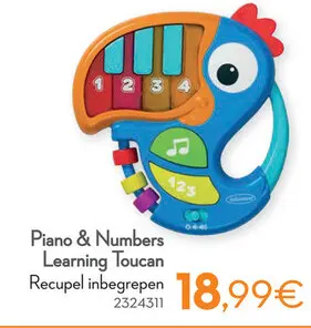 Aanbieding: Piano & Numbers Learning Toucan