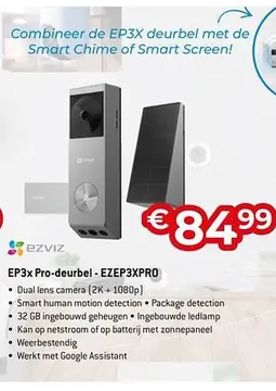 Aanbieding: EP3x Pro-deurbel - EZEP3XPRO