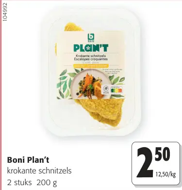 Promotie: krokante schnitzels