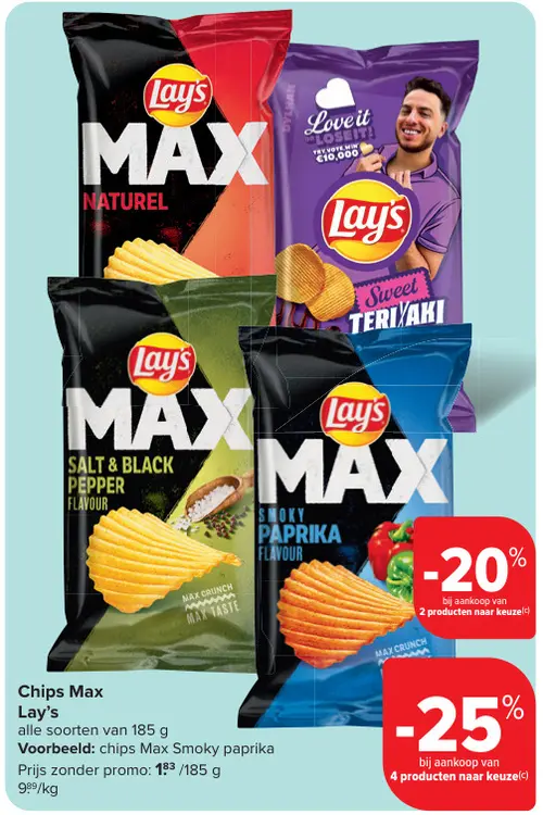 Promotie: Chips Max