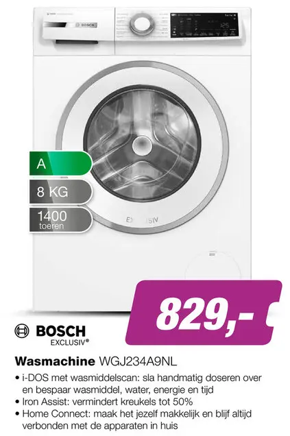 Aanbieding: Wasmachine WGJ234A9NL