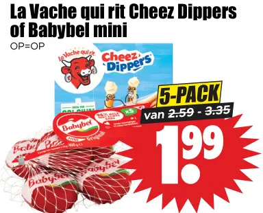 Aanbieding: Cheez Dippers of mini
