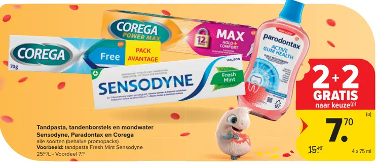Promotie: Tandpasta, tandenborstels en mondwater
