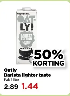 Aanbieding: Oatly Barista lighter taste
