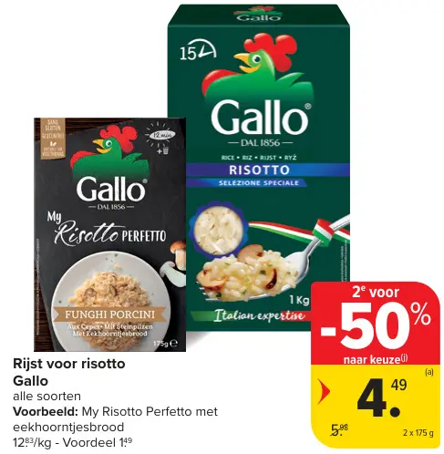 Promotie: Rijst voor risotto
