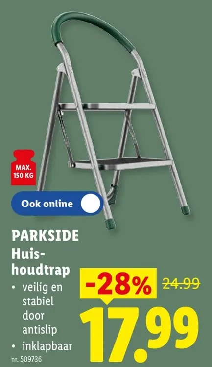 Promotie: Huishoudtrap