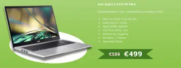 Aanbieding: Acer Aspire 3 A315-59-54L5