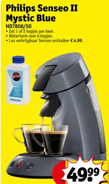 Aanbieding: Philips Senseo II Mystic Blue