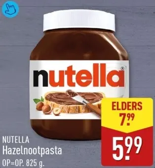 Aanbieding: Hazelnootpasta