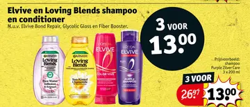 Aanbieding: Elvive en Loving Blends shampoo en conditioner
