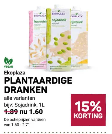 Aanbieding: Plantaardige Dranken