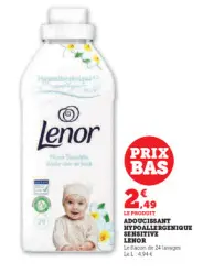Offre: ADOUCISSANT HYPOALLERGENIQUE