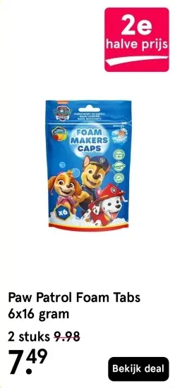 Aanbieding: Paw Patrol Foam Tabs