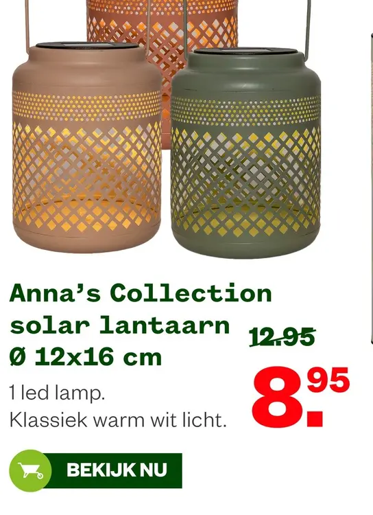Aanbieding: solar lantaarn
