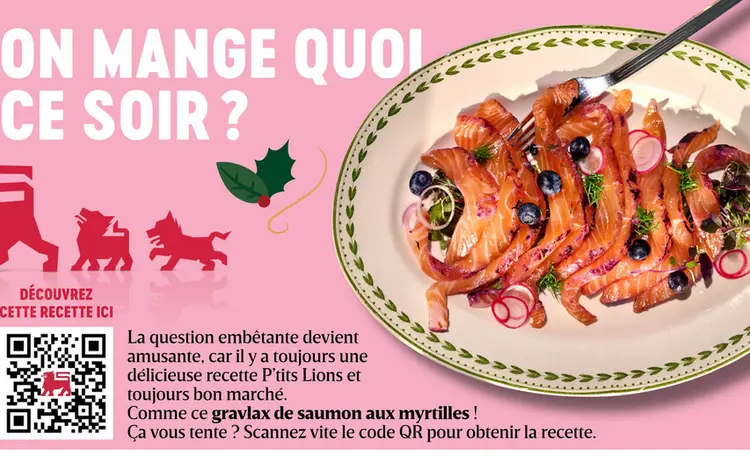 Offre: Gravlax de saumon aux myrtilles