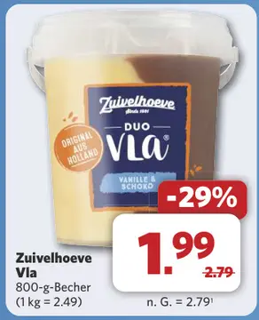 Aanbieding: Zuivelhoeve Vla