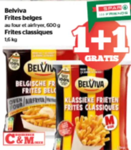 Offre: Frites belges ou Frites classiques