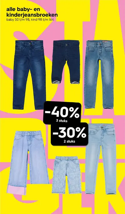 Promotie: Alle baby- en kinderjeansbroeken