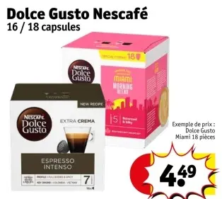 Offre: Dolce Gusto Nescafé